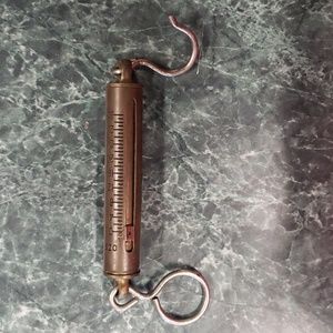 Brass 32oz fishing scale